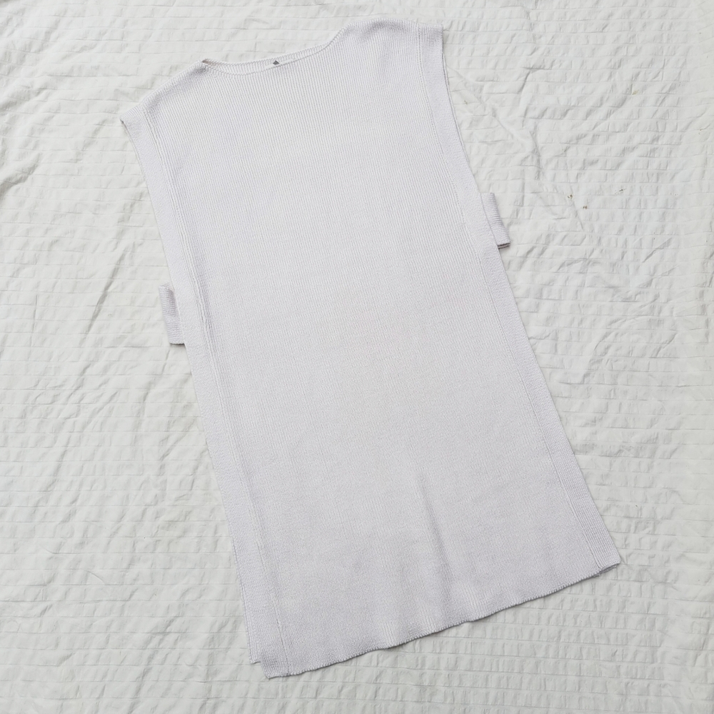 Oak + Fort White Sweater Vest